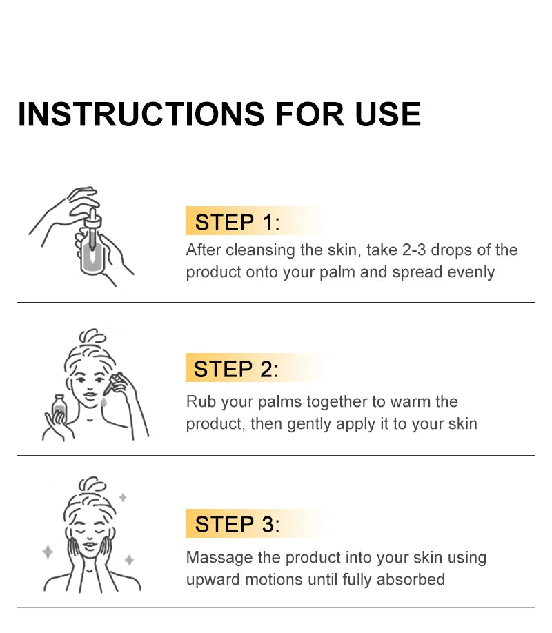 Collagen Face Serum Anti Wrinkle Whitening Hyaluronic Acid Serum Lifting Firming Anti Aging Facial Skin Care Beauty Cosmetics