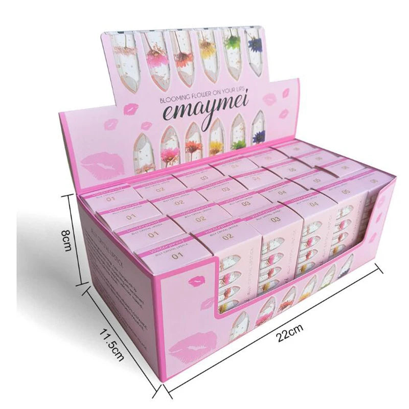 Jelly Flower Colour-Changing Lip Balm Set — 24 Pieces - image 6