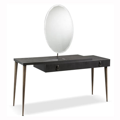 Makeup Vanity Glam Dressing Table with Led Mirror and Drawers Makeup Vanities