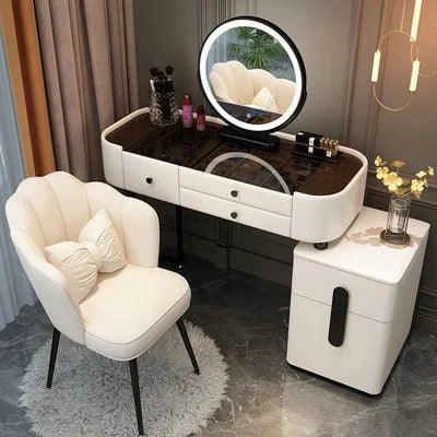 Wide Vanity Table with Storage Drawer — Vanity Furniture, Bedroom Furniture | Beautifully Within