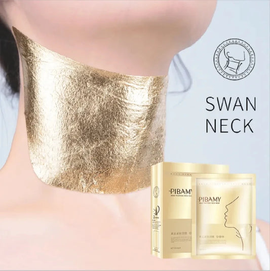 Golden Neck Mask – Anti-Aging & Firming (10pcs)