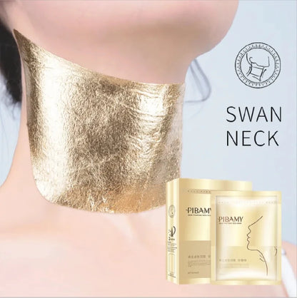 Golden Neck Mask – Anti-Aging & Firming (10pcs)