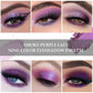 9 Color Purple Glitter Eyeshadow Palette