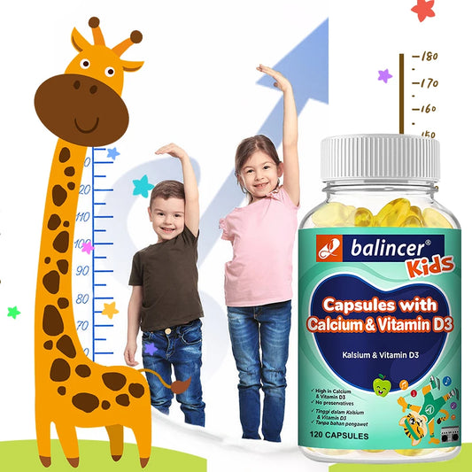 Kids’ Calcium, Vitamin K, D & Magnesium – Strong Bones & Teeth