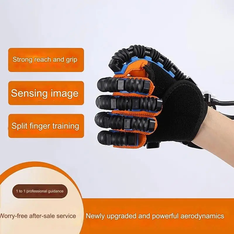 Hand Finger Rehabilitation Exerciser Robot Gloves Training Massage Gloves Stroke Hemiplegia Hand Function Recovery Health Care