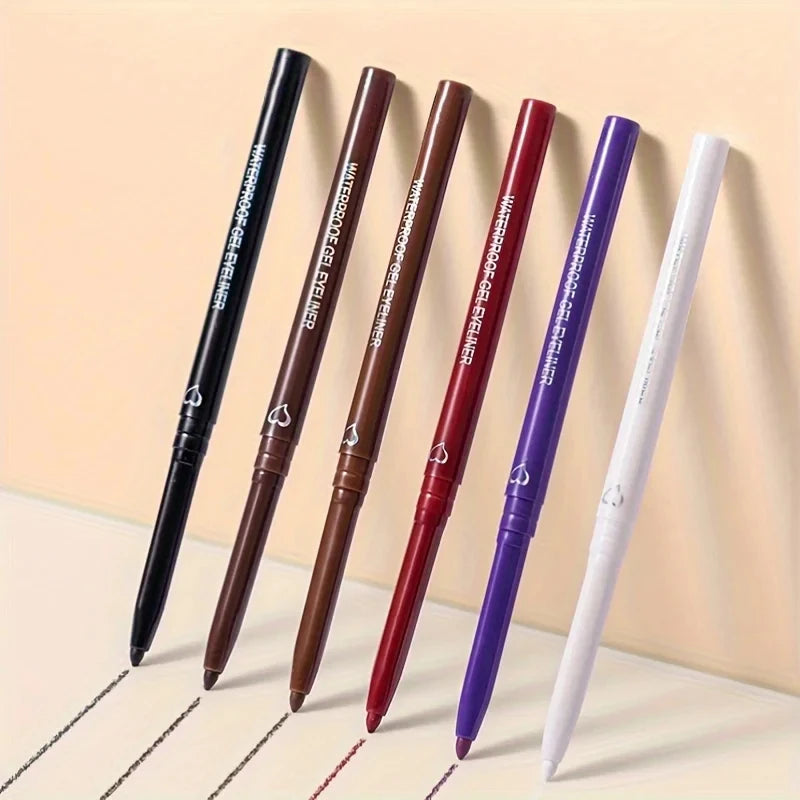 6-Color Eyeliner Gel Pen – Quick Dry Eye Makeup