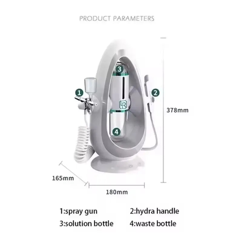 3-in-1 Hydra Peel Dermabrasion System — Deep Cleanse & Revitalize