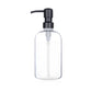 Clear Shampoo & Body Wash Dispenser Set – Stainless Pump