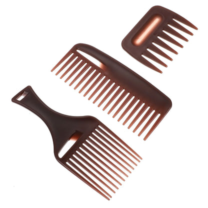 3-Piece Hair Styling Comb Set – Highlight & Wide Tooth Picks