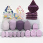 20PCS Pink Makeup Sponge Set – Foundation & Powder Puff