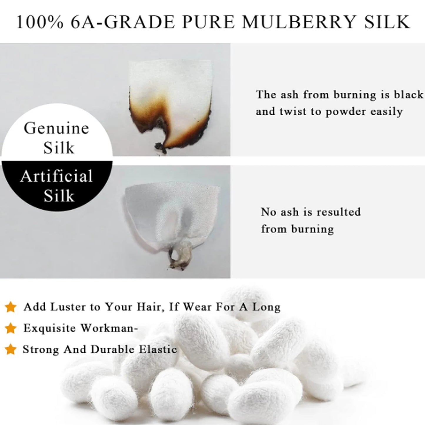 Silk Hair Scrunchies – Pure Mulberry Skinny Hair Ties