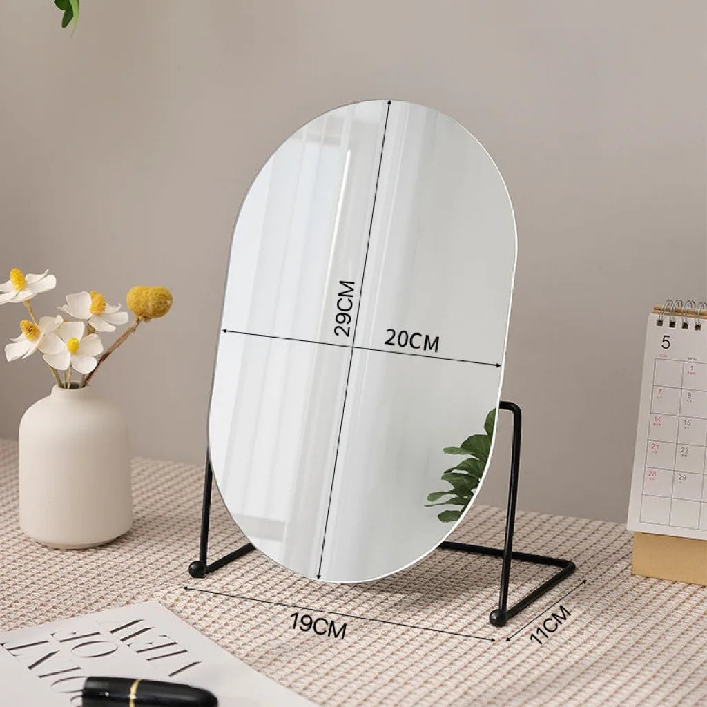 Oval Wall-Mount Vanity Mirror