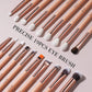 BEILI Pink Makeup Brush Set – Powder & Eyeshadow