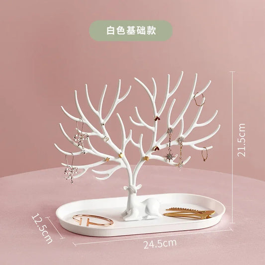 Antler Jewelry Display Stand Organizer