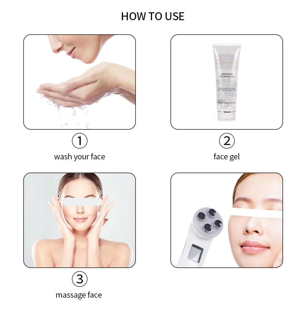 EMS Microcurrent Face Lifting Machine Led Photon Rejuvenation Facial Massager