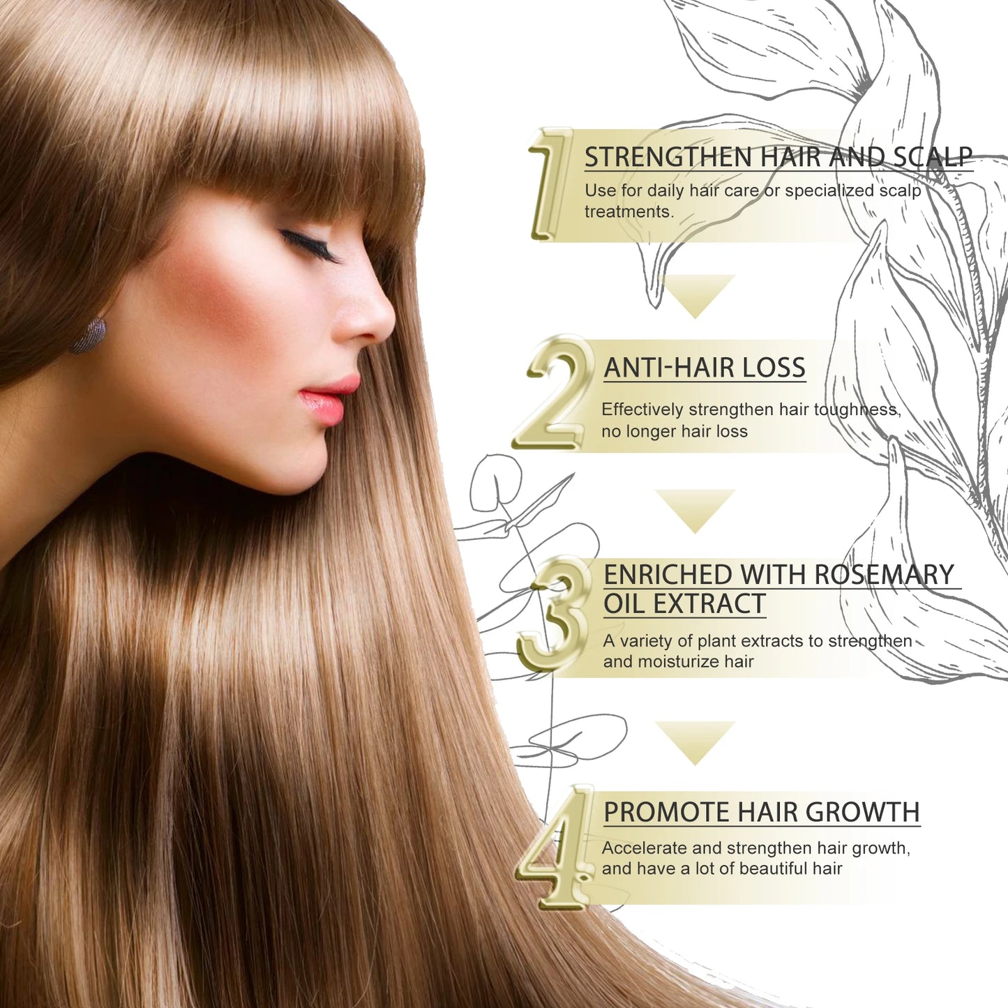 Rosemary Hair Oil – Repair & Shine Treatment