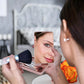 LED Light Makeup Mirror – Travel Compact & Foldable