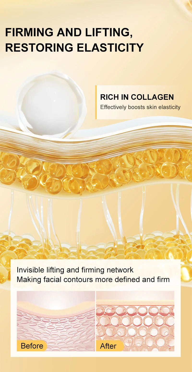 Collagen Face Serum Anti Wrinkle Whitening Hyaluronic Acid Serum Lifting Firming Anti Aging Facial Skin Care Beauty Cosmetics