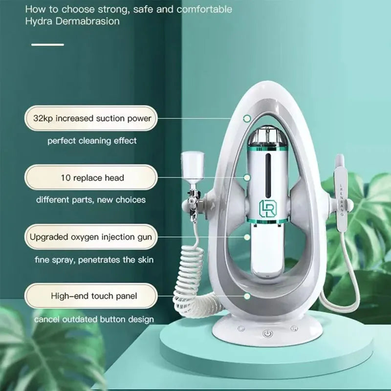 Small Bubble Oxygen Injection Aqua Facial Cleaning Device