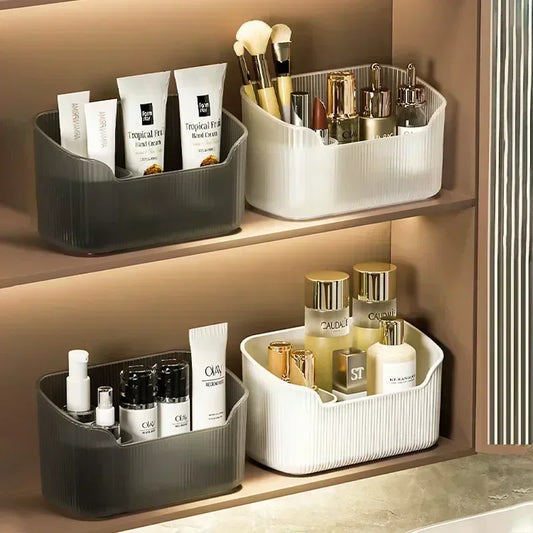 Matte Cosmetic Organizer Box – Makeup Storage Tray