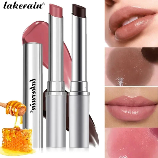 Pink & Black Honey Lip Balm Set – Hydrating Gloss