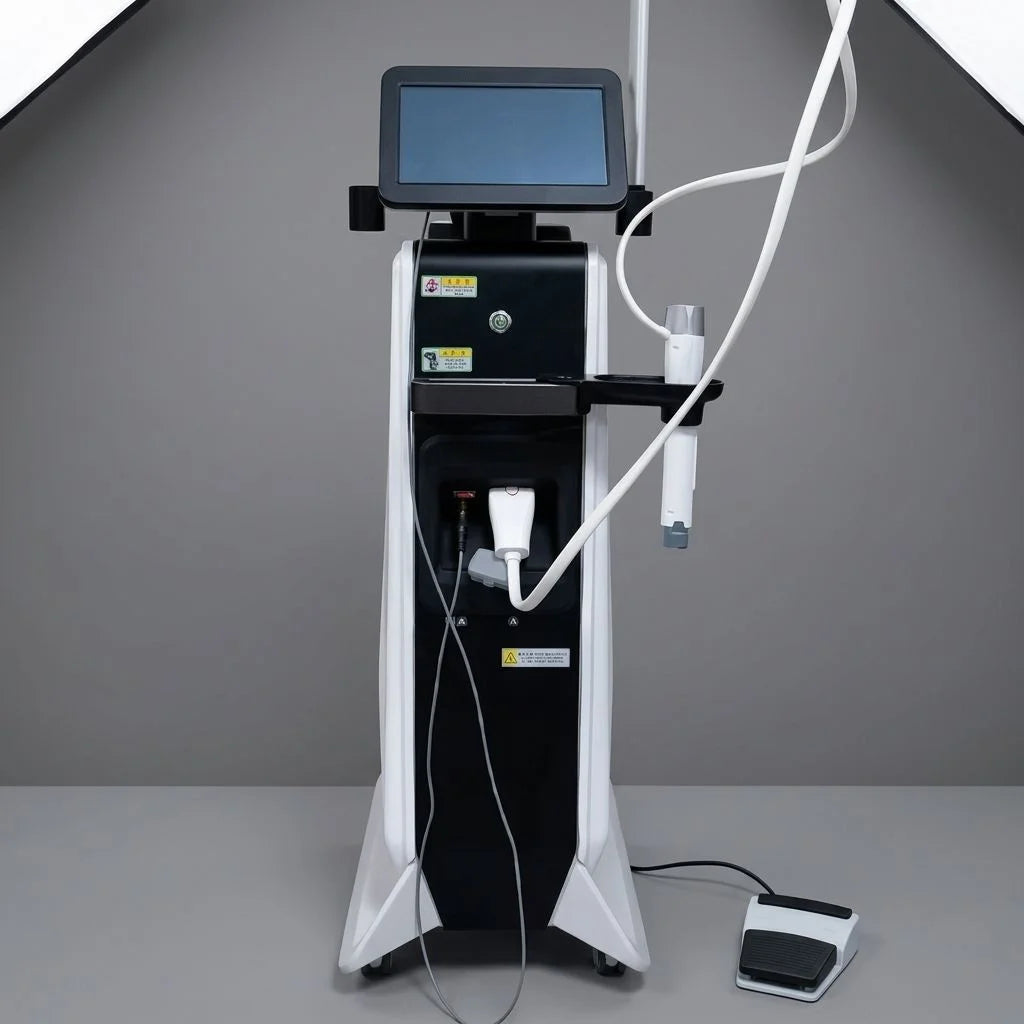 Myoslim Dual Frequency Monopolar Rf Facial Machine Skin Tightening Lifting Device