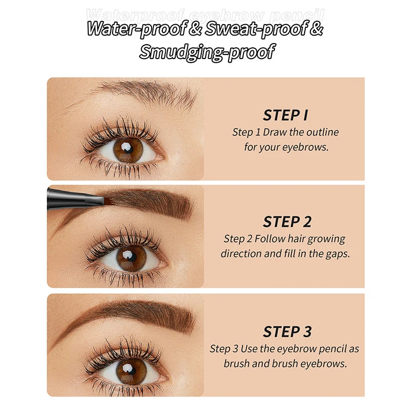 Microblading Eyebrow Pencil – 4 Tip, Waterproof