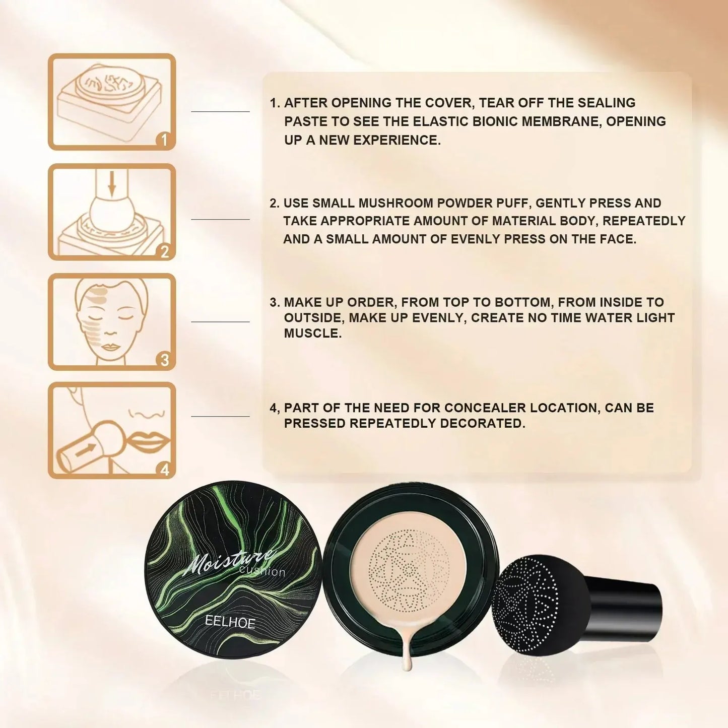 Air Cushion BB Cream – Mushroom Head Foundation