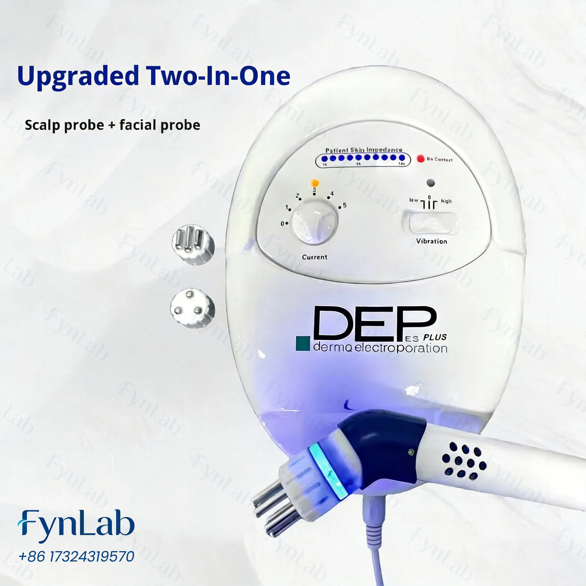 Non Invasive DEP Facial Serum Infusion Device For Skin Rejuvenation