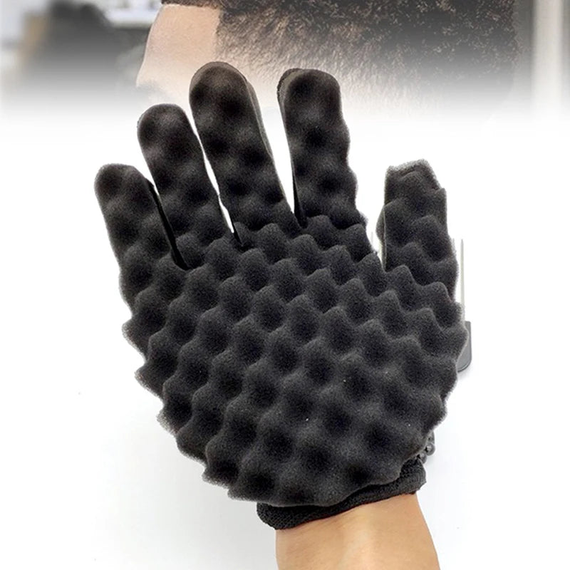Afro Hair Sponge Set – Curl Sponge, Brush & Pick Comb