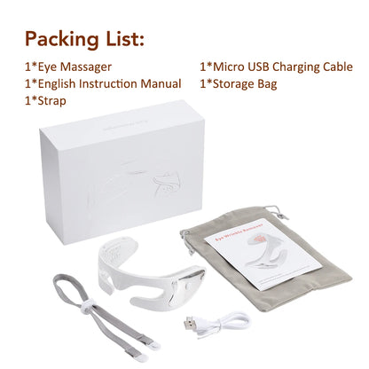 3D Eye Beauty Massager Vibration Eye Beauty Machine 36 LED Beads Eye Care Device Reduce Fine Lines