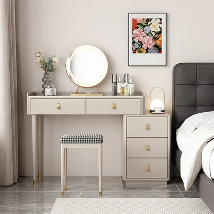 Makeup Dressing Vanity Table Organizer Drawers Modern Vanity Table Bedroom Table De Maquillage Avec Miroir Bedroom Furniture