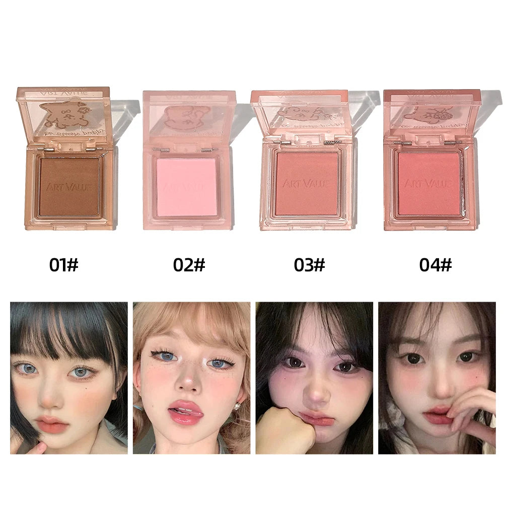Single Matte Blush Palette – Cheek Contour Rouge Makeup