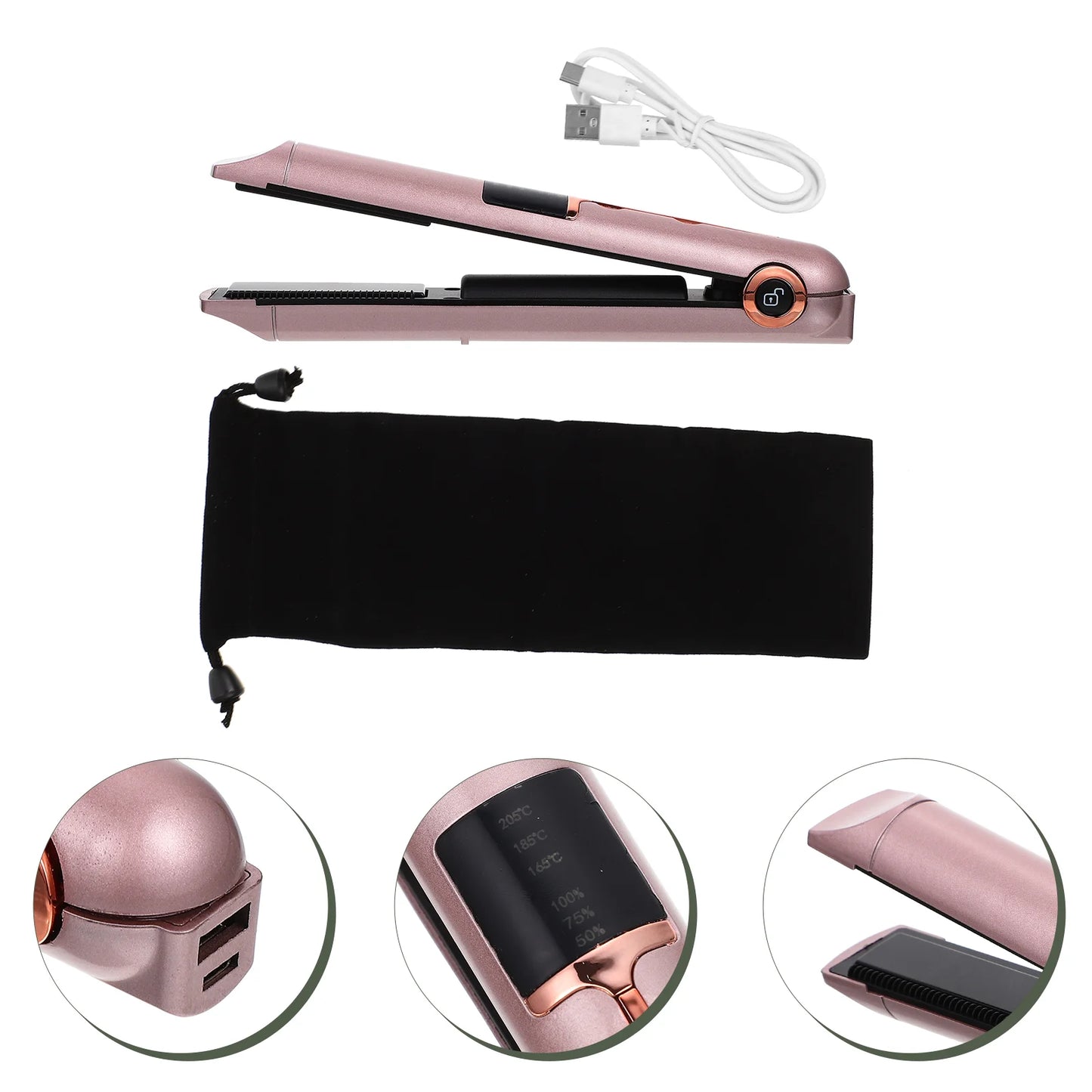 Cordless Hair Curler – Wireless Travel Hair Styling Tool