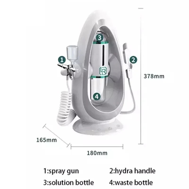 Small Bubble Oxygen Injection Aqua Facial Cleaning Device