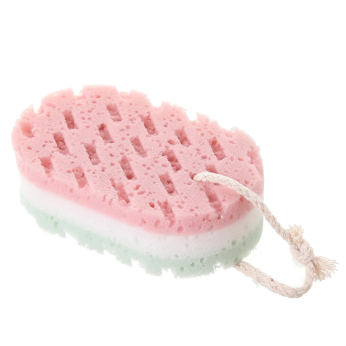 Exfoliating Body Scrub Sponge & Massage Brush