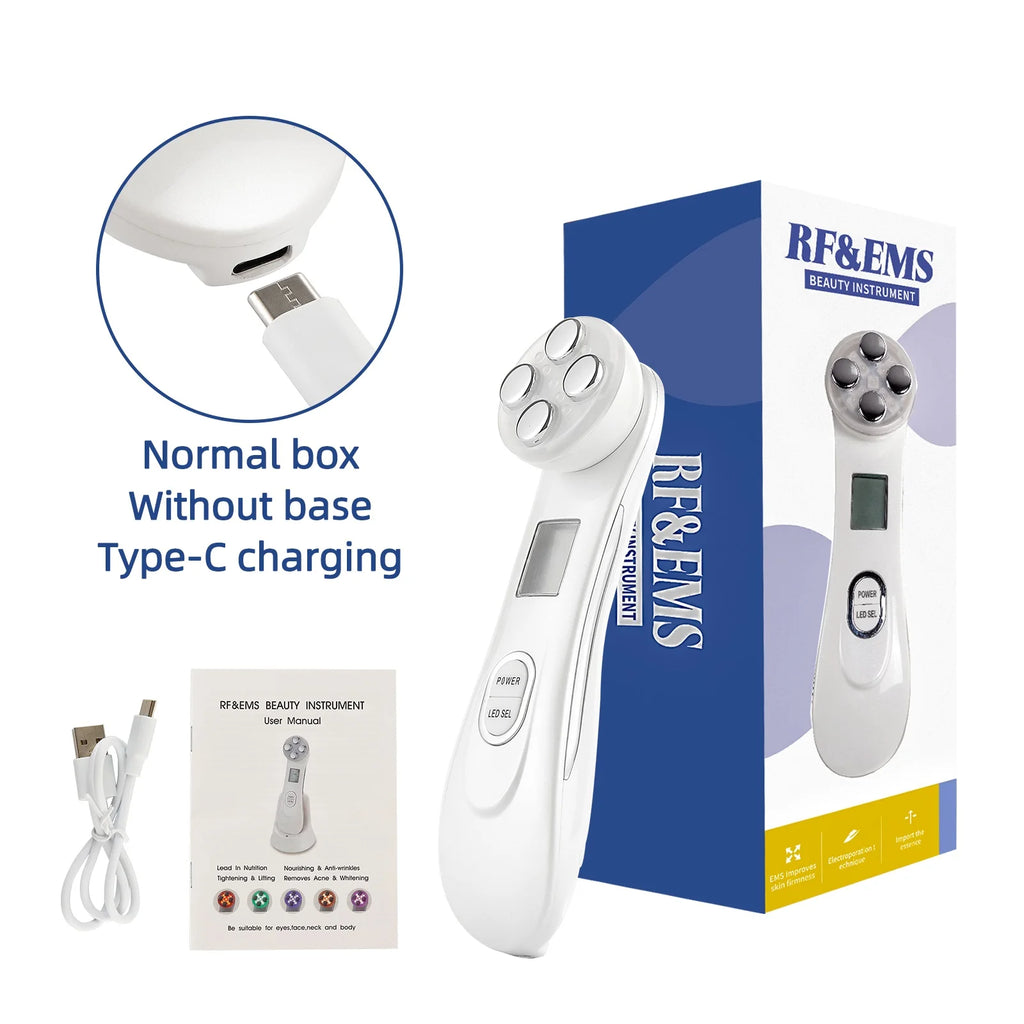 EMS Microcurrent Face Lifting Machine Led Photon Rejuvenation Facial Massager