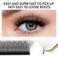 NATUHANA 5 Cases Eyelash Extensions – W-Shape Volume