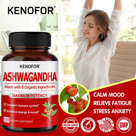 Organic Ashwagandha with St. John’s Wort – Stress, Focus & Energy