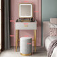Light Luxury Small High-end Dressing Table Nordic Dressers Bedroom Furniture Modern Minimalist Creative Personality Makeup Table