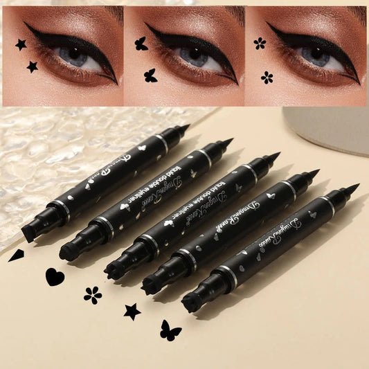 2-in-1 Butterfly Eyeliner Pen – Stamp & Liquid Waterproof Liner