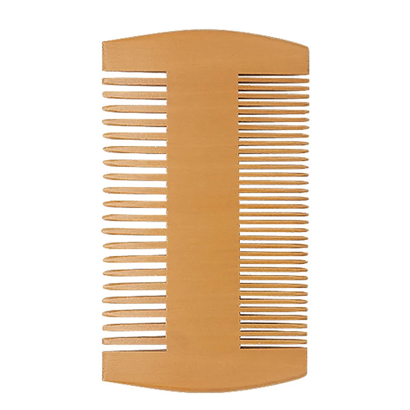 Men’s Boar Bristle Wave Brush – Wooden Double-Sided Beard Brush