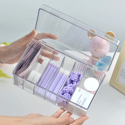 Acrylic Eyelash Storage Box – With Lid for Stylists