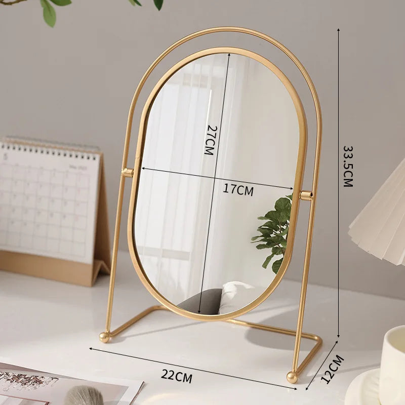 Oval Wall-Mount Vanity Mirror