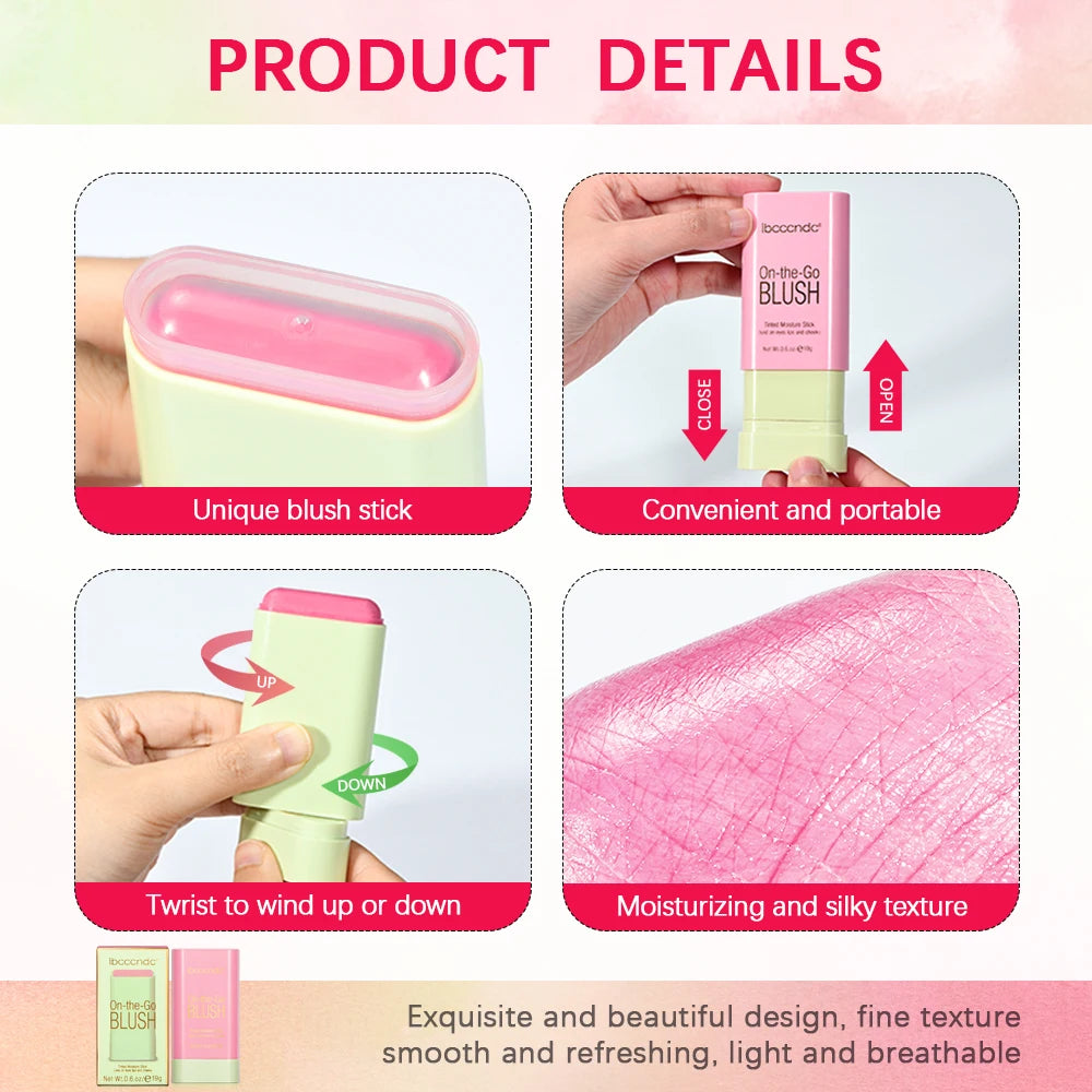 Waterproof Blush Stick Cream Rouge