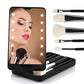 LED Light Makeup Mirror – Travel Compact & Foldable