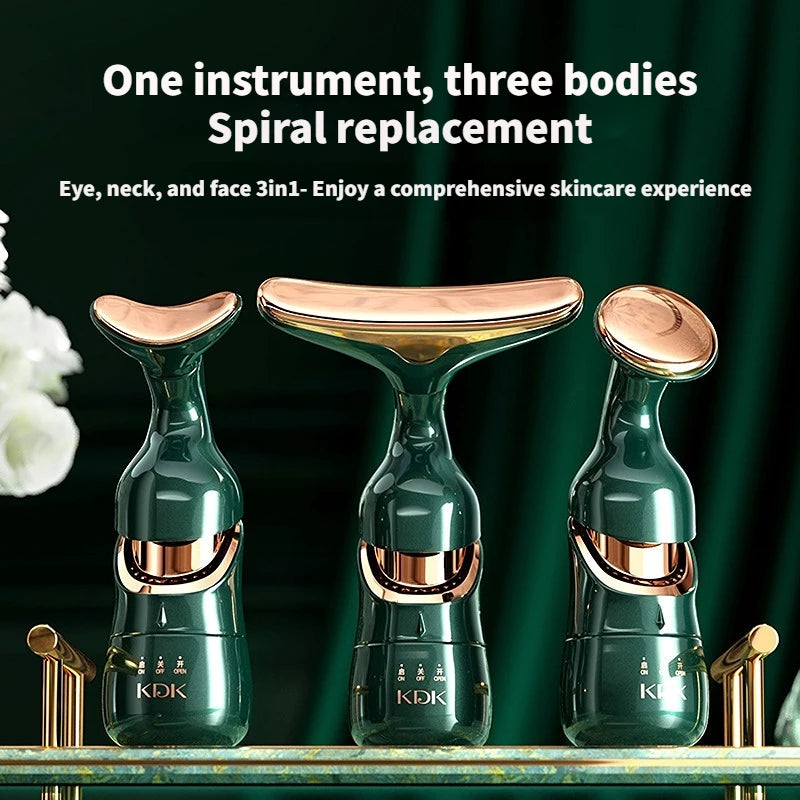 Microcurrent Face Lifting Device Anti Aging Neck Massager For Skin Tightening