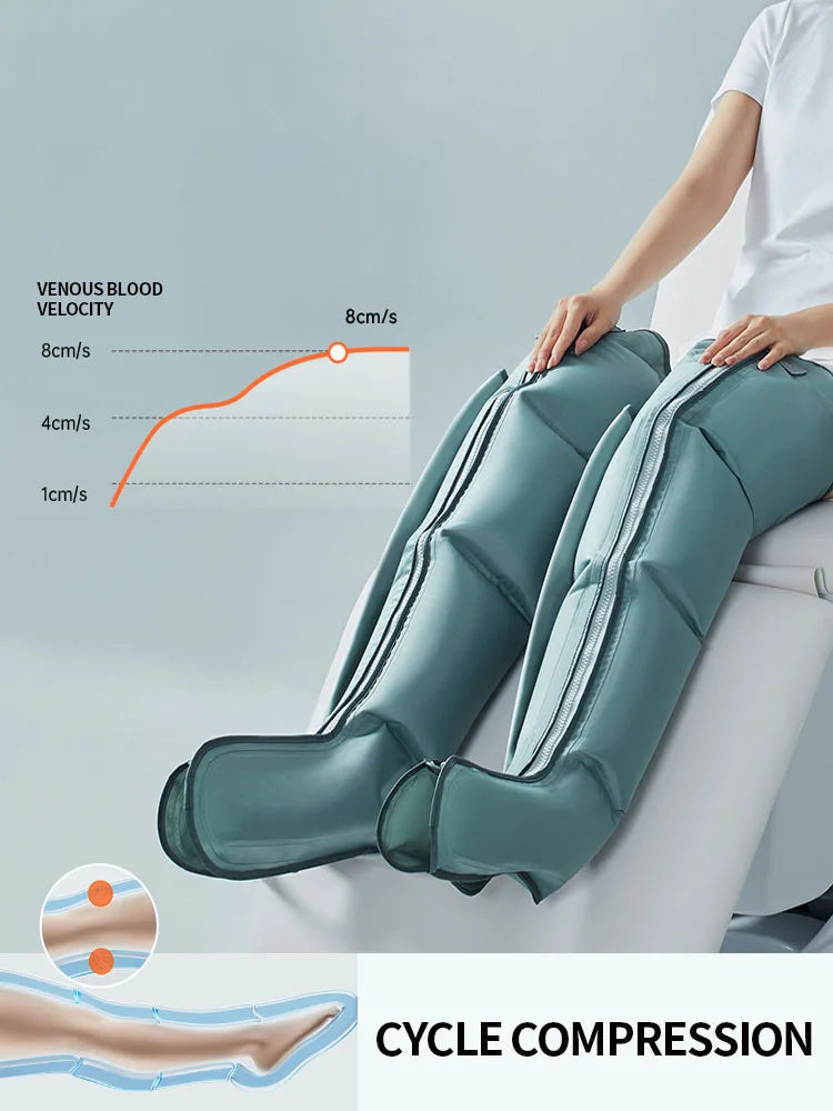 Leg Massager with Heat & Compression – Muscle Recovery Device