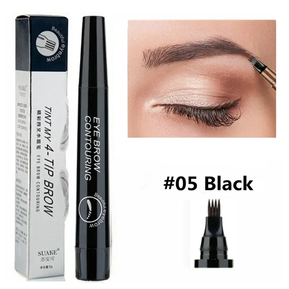 4-Point Eyebrow Pencil – Waterproof Brow Pen