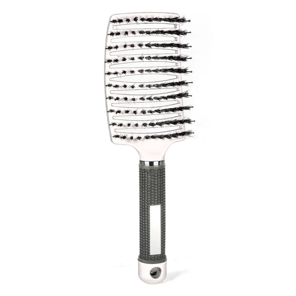 Flexible Wet & Dry Hair Brush – Soft Pin Detangling Comb